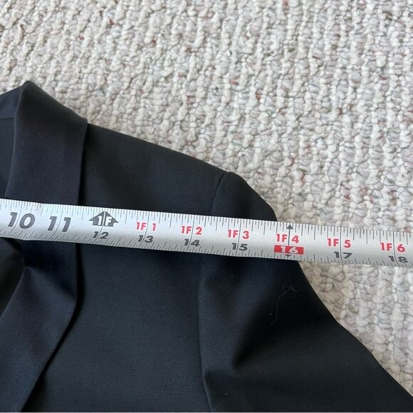Elizabeth and James Silk Blend Tuxedo Blazer - Picture 7 of 11